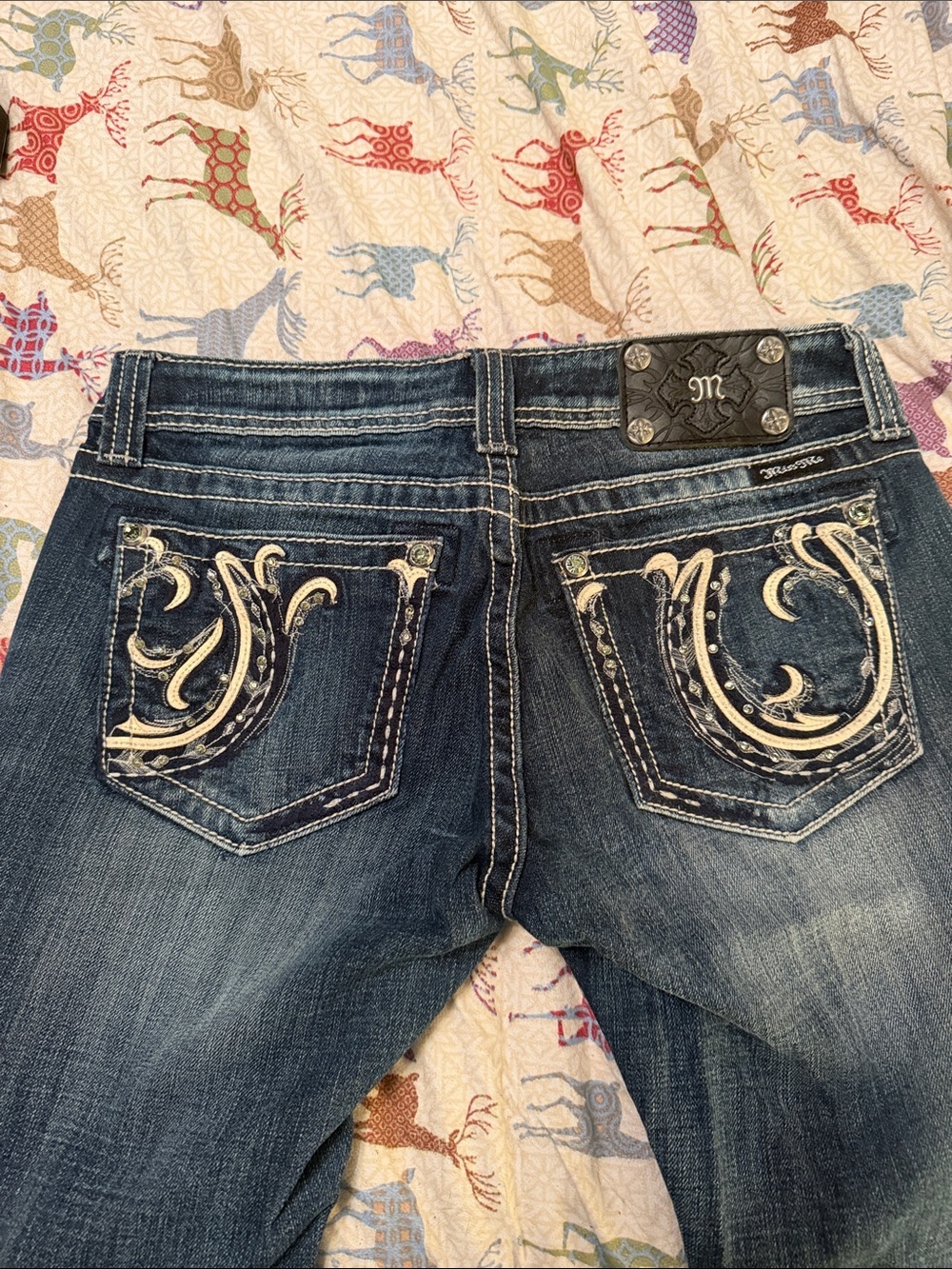 Miss Me Dark Blue Boot Cut Jeans, 29